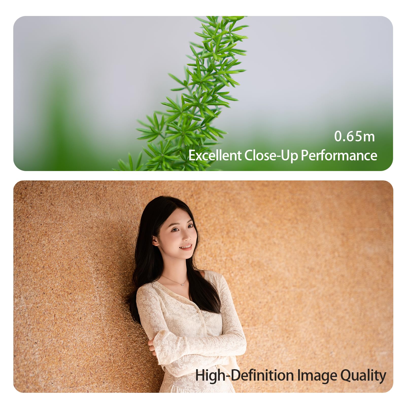 Meike 85mm F1.8 SE Mark II STM AF Lente de Retrato Auto Focus Manual de Telefoto Medio de Marco Completo Compatible con Cámaras Sin Espejo Sony E Mount A7 A7R A7IV A7R IV A7III A7SIII A9 A7C A7CII