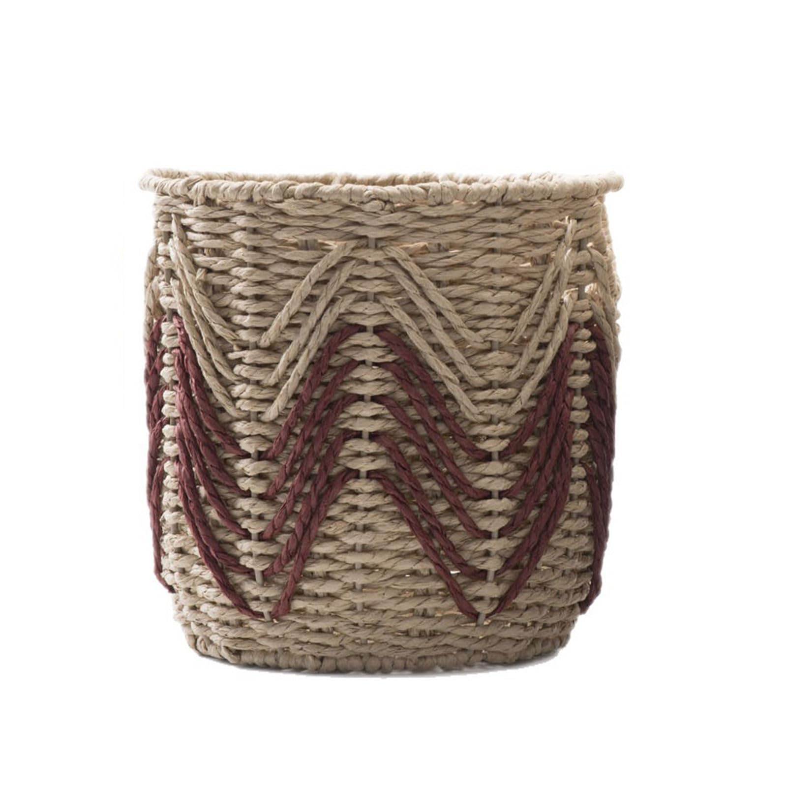 NVOQILIN Handwoven Rattan Storage Basket Sturdy Vintage Styles Organizers for Household Essential and Toy Vintage Woven Rattan Basket Multipurpose Storage for Compact Spaces & Essentials