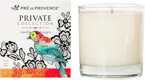 Miniatura 1 de Pre de Provence Colección privada Vela fragante - Té de ruibarbo y menta, 0.5 libras