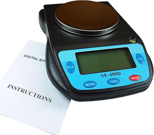 Miniatura 6 de Horizon SF-400D - Báscula digital de precisión (17.64 oz x 0.00 oz), base grande, función de conteo