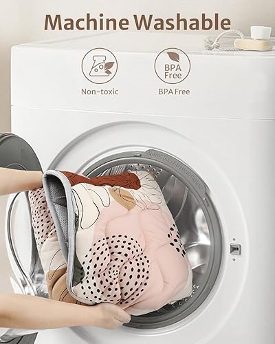 Miniatura 7 de Blissful Diary Alfombras de Juego Portátiles para Bebés para el Piso, Alfombra de Juego Gruesa y Acolchada para Bebés para Gatear para Interiores