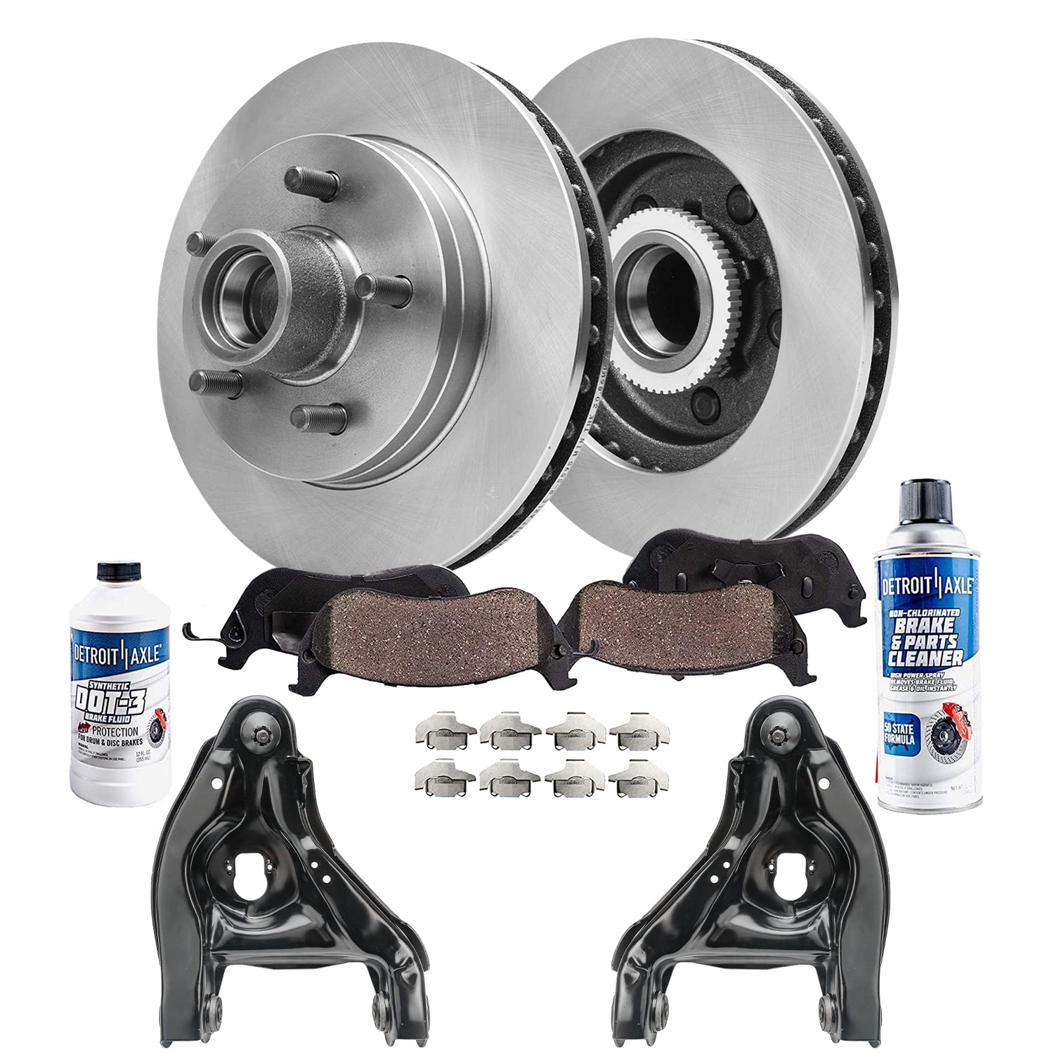 Detroit Axle - Front Brake Kit for Chevy GMC C1500 Suburban Express