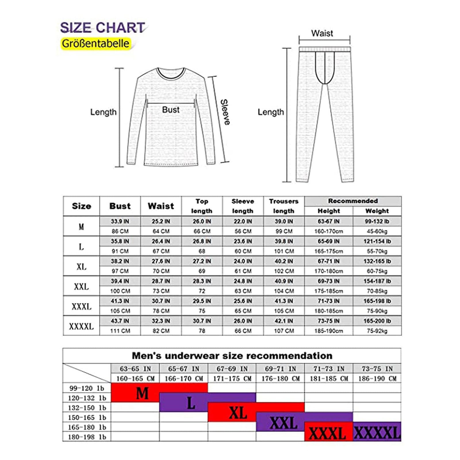 Conjunto de ropa interior con calefacción acogedora para mujer y hombre, 6 zonas con forro polar eléctrico con calefacción USB, pantalones calefactables de manga larga, camisetas con 3 niveles de cale