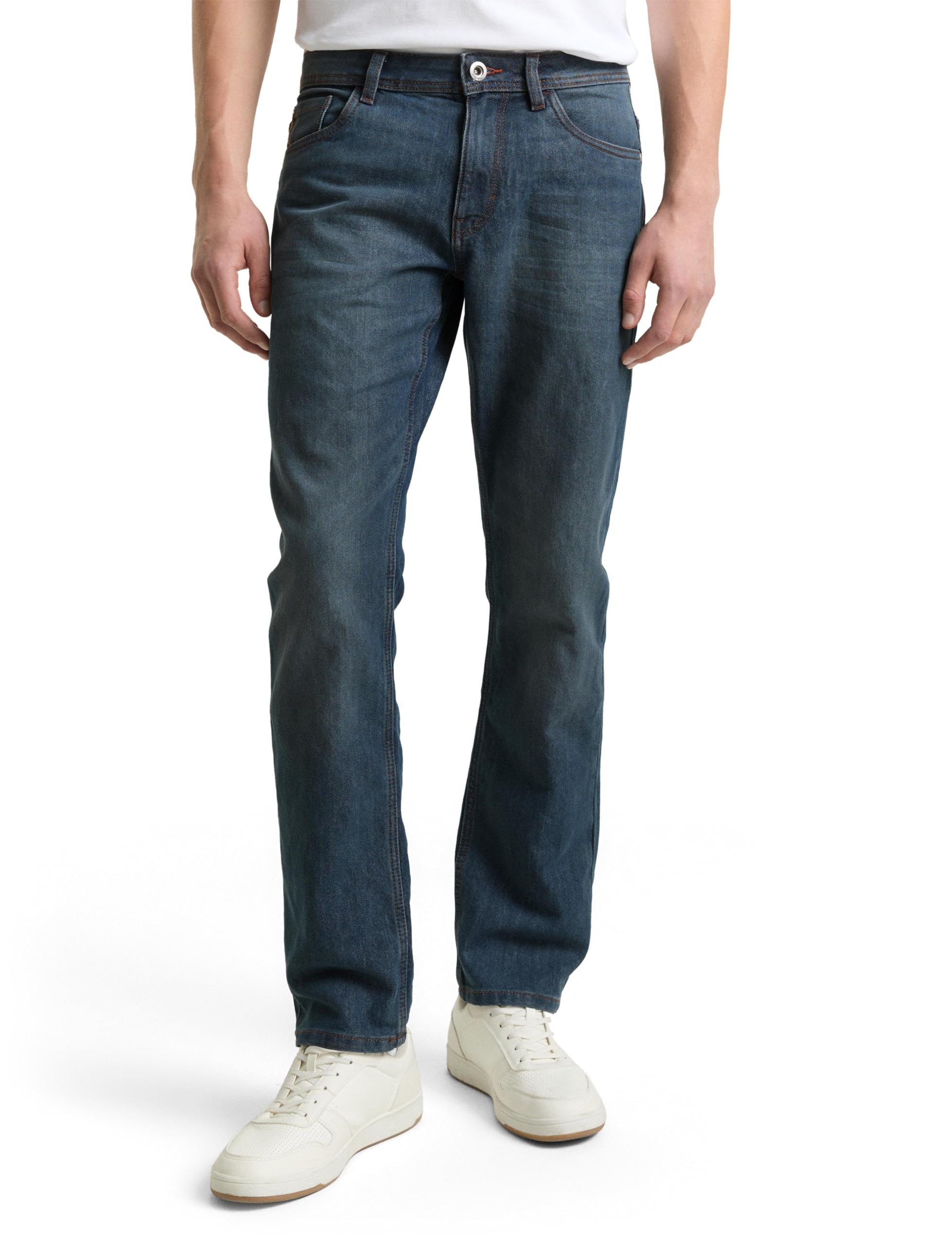 Tom Tailor Herren TTMARVIN Straight Jeans mit Stretch