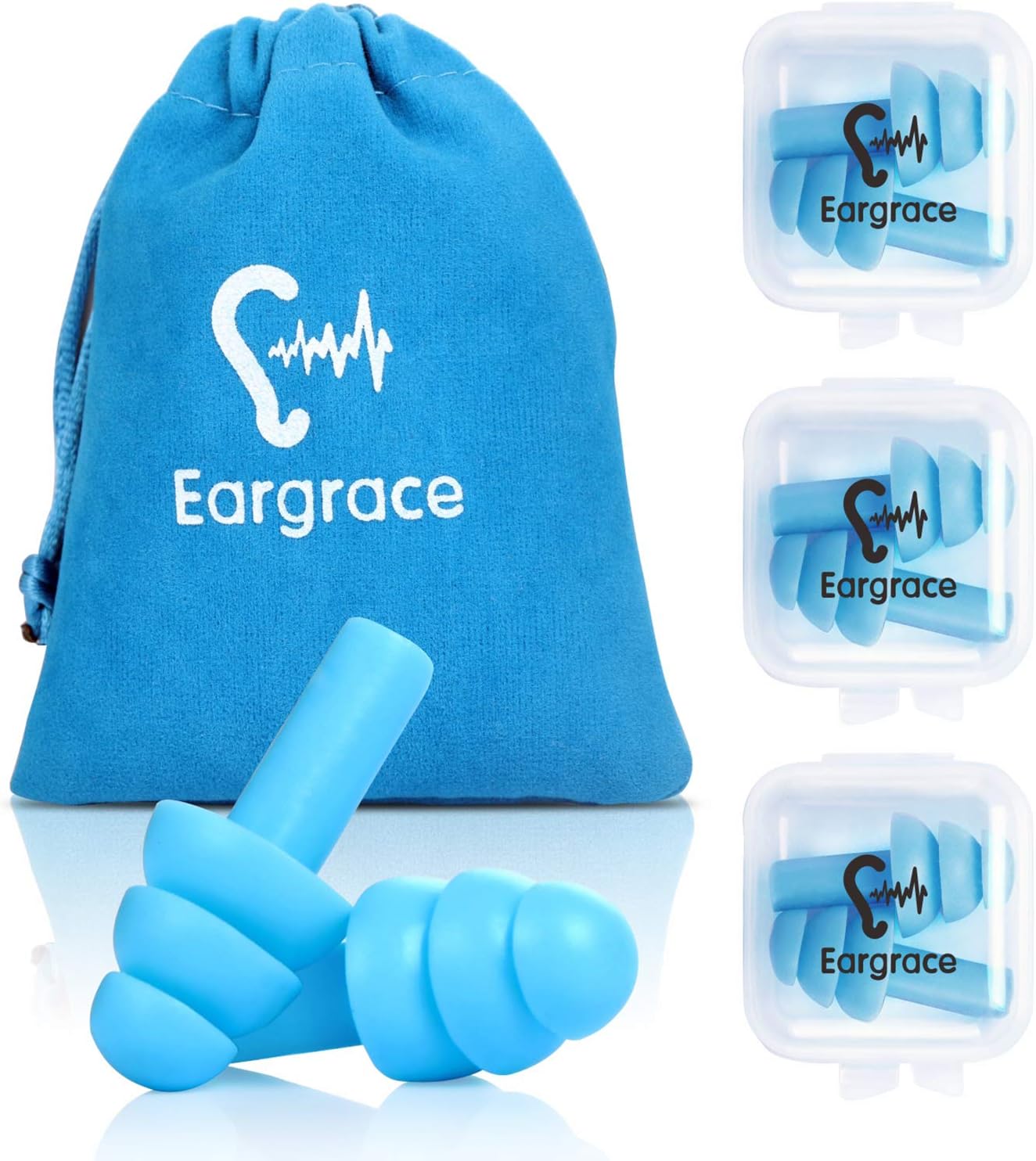 Soft Silicone Comfortable Swimming Earplugs for Ear Protection