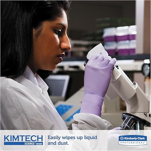 Miniatura 6 de Kimtech 34120 KIMWIPES Limpiaparabrisas delicados, 1 capa, 4 25 x 8 25, 280caja, 30 cajascartón