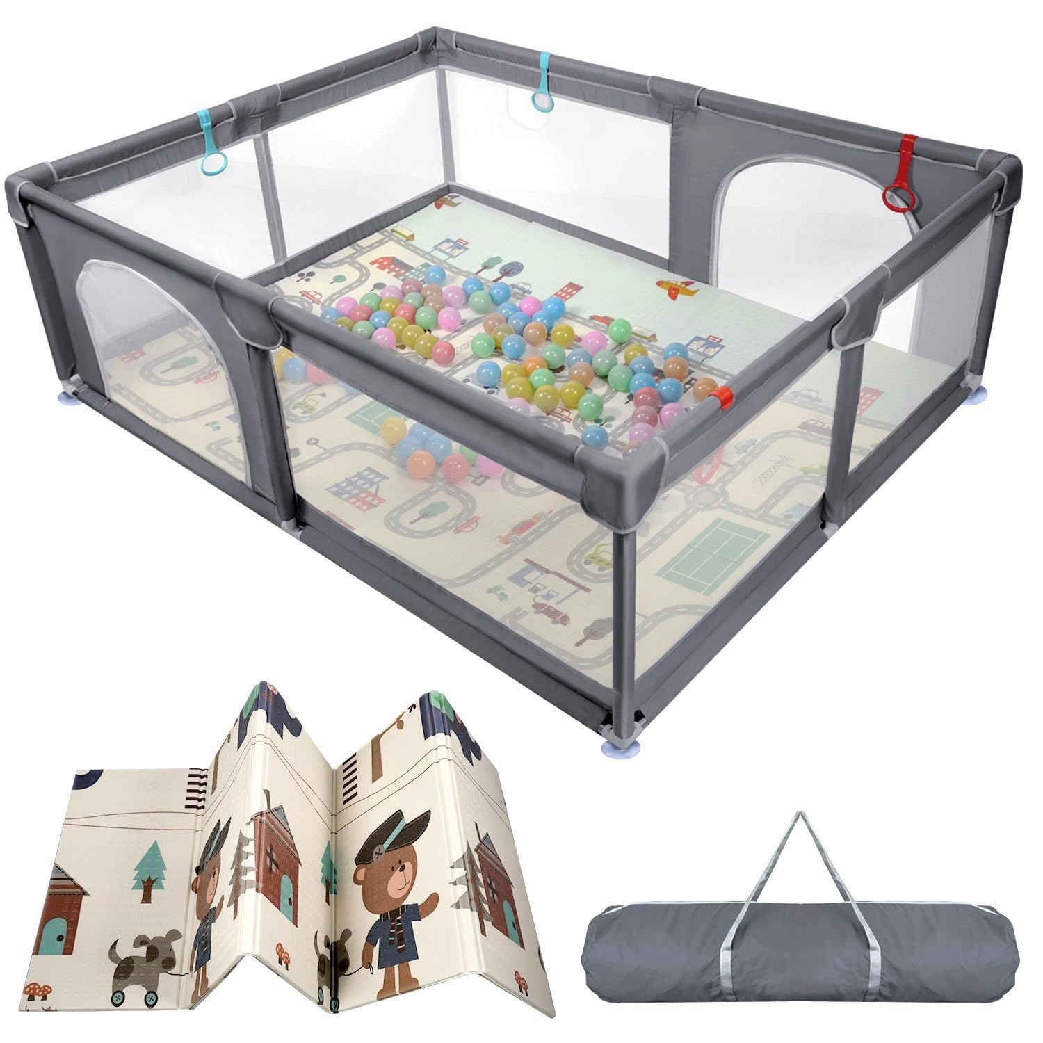 Big Play Pens for Babies and Toddlers 79x59 Inches Extra