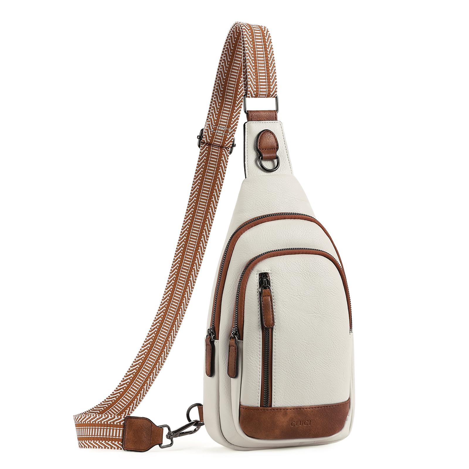 cluci crossbody bags for women menleather sling bag cross body backpack for woman gifts for women birthday unique