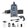 Amazon Basics Pressure Washer 1800W, 105 Bar, 6.5 L/min Flow, 10m Hose, 5m Power Cord, Copper Winding Motor, Auto Stop, | Includes 8 Accessories | Ideal for Car, Bike, Home and Outdoor Cleaning