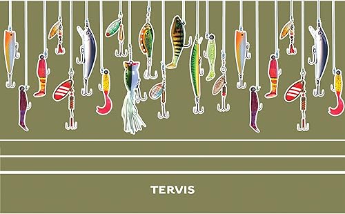 Miniatura 2 de Tervis Traveler Fishing Lures - Vaso aislado de triple pared con aislamiento mantiene las bebidas frías y calientes, 20 onzas, acero inoxidable