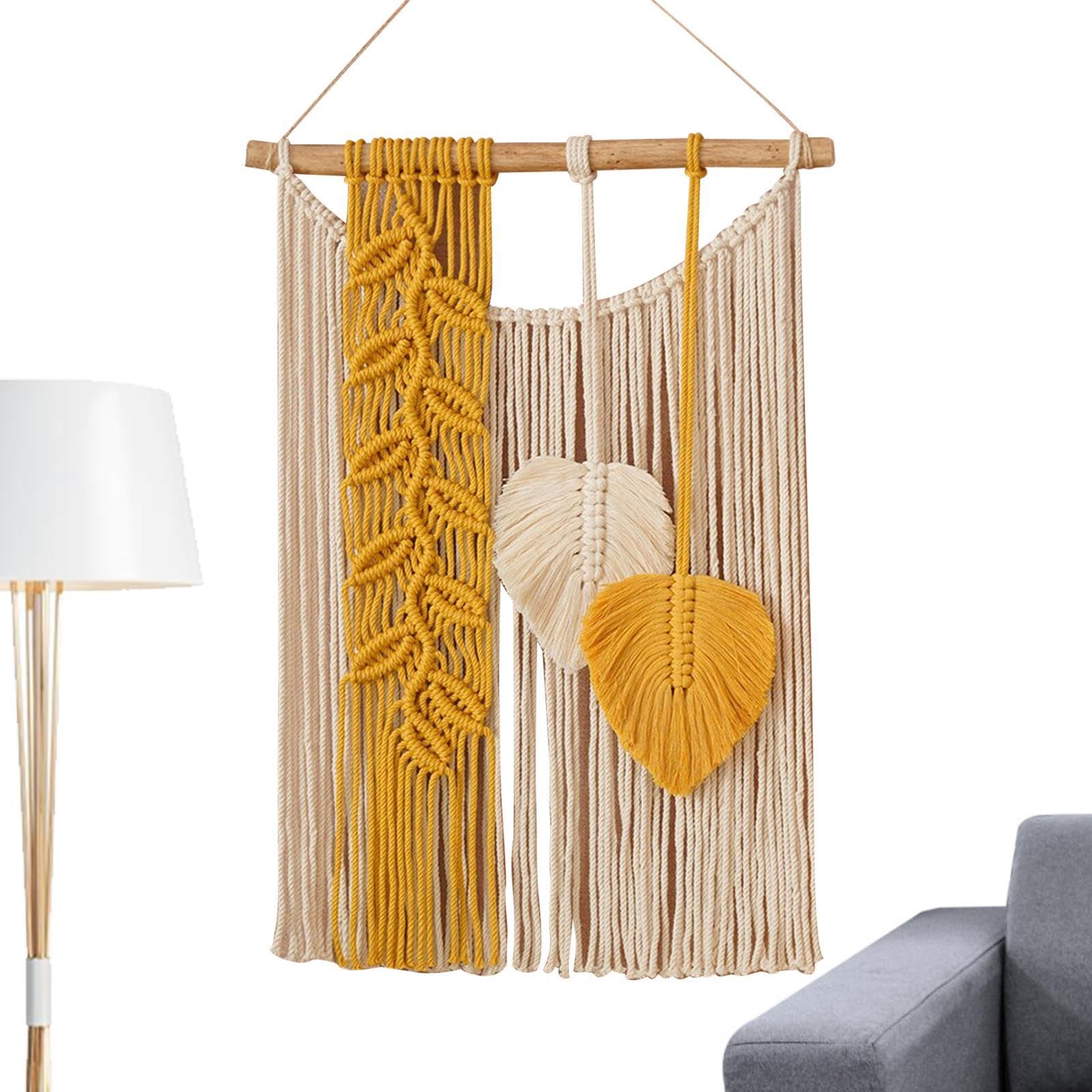 Arazzo da Parete Fatto a Mano - Arte da Parete in, Decorazione da Parete in arazzo Moderno Bohemien, Decorazione da Parete per casa, Appartamento, dormitorio