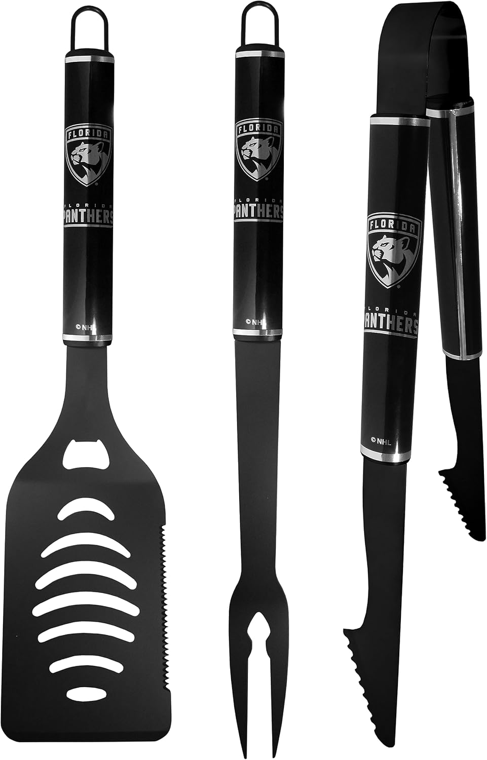 Siskiyou Sports NHL Florida Panthers 3 pc Monochromatic BBQ Set Team Colors, One Size
