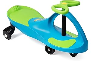 Aqua Blue/Lime Green Plasma Car Ride On by PlasmaCar® (PC035)