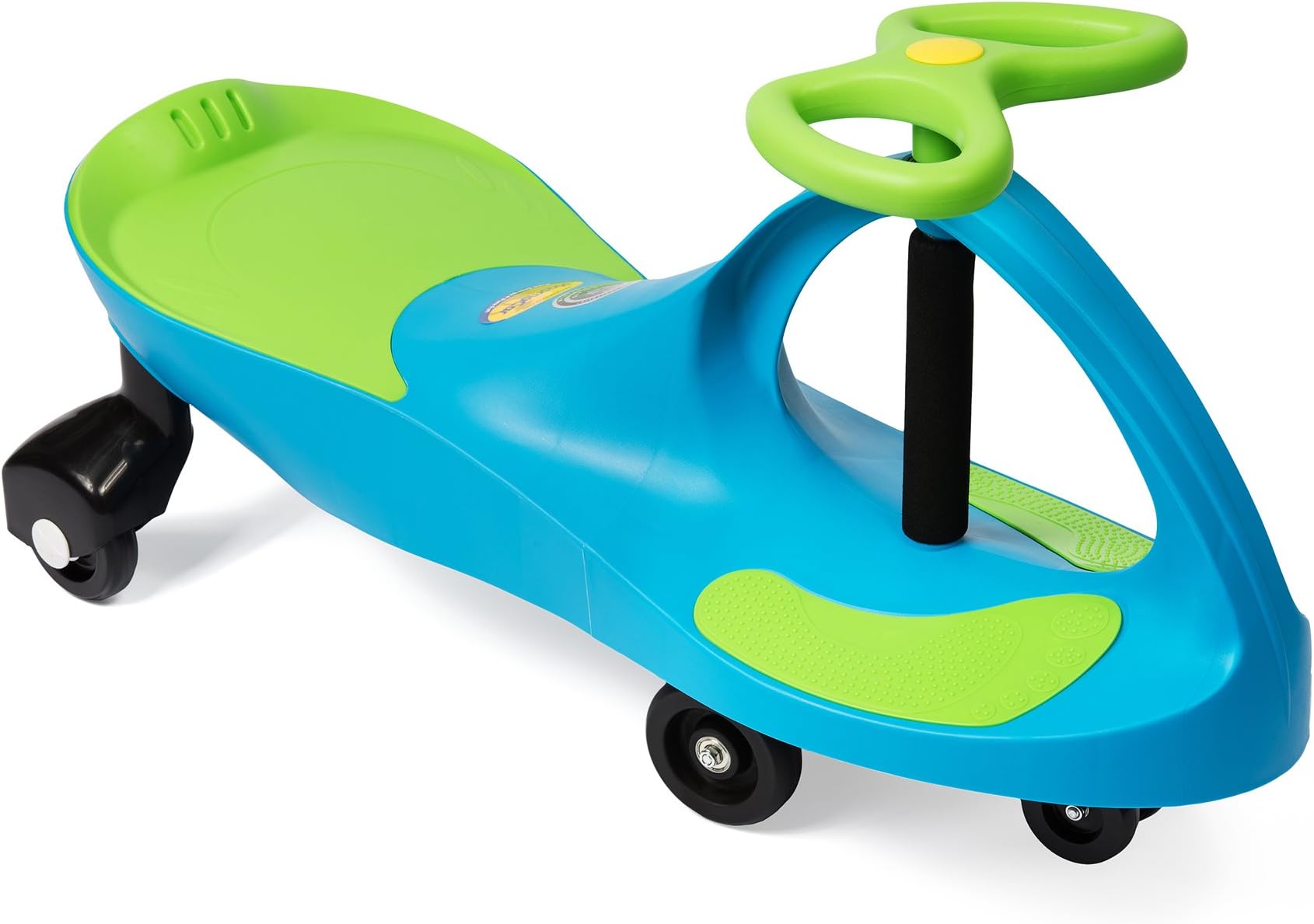 Plasma Car Ride On - Aqua Blue/Lime Green (PC035)