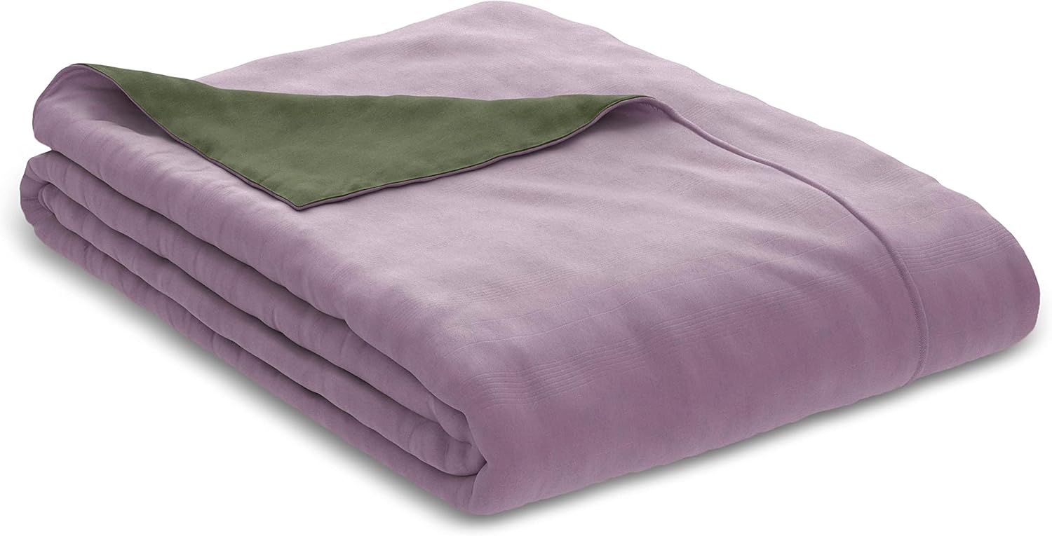 PureCare Duvet Cover + Soft Touch/Rayon from Bamboo, Full/Queen, Shadow/Dove Gray