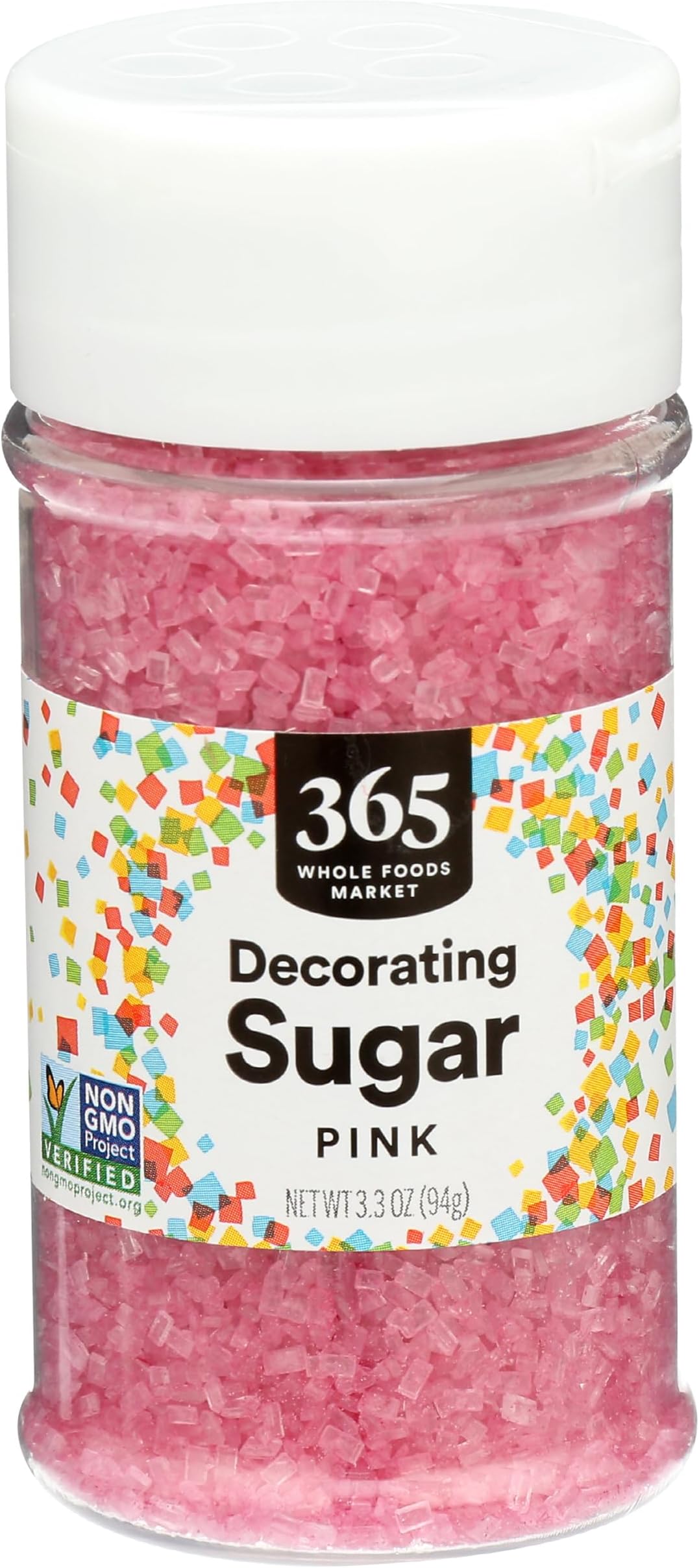 365 by Whole Foods Market, Pink Decorating Sugar, 3.3 Ounce