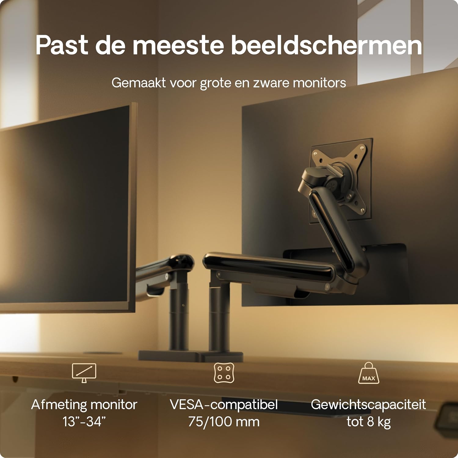 Two installation methods: Desk Clamp a průchodkový držák