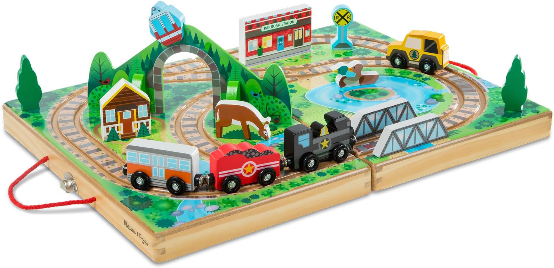 Melissa & Doug | Take-Along Railroad
