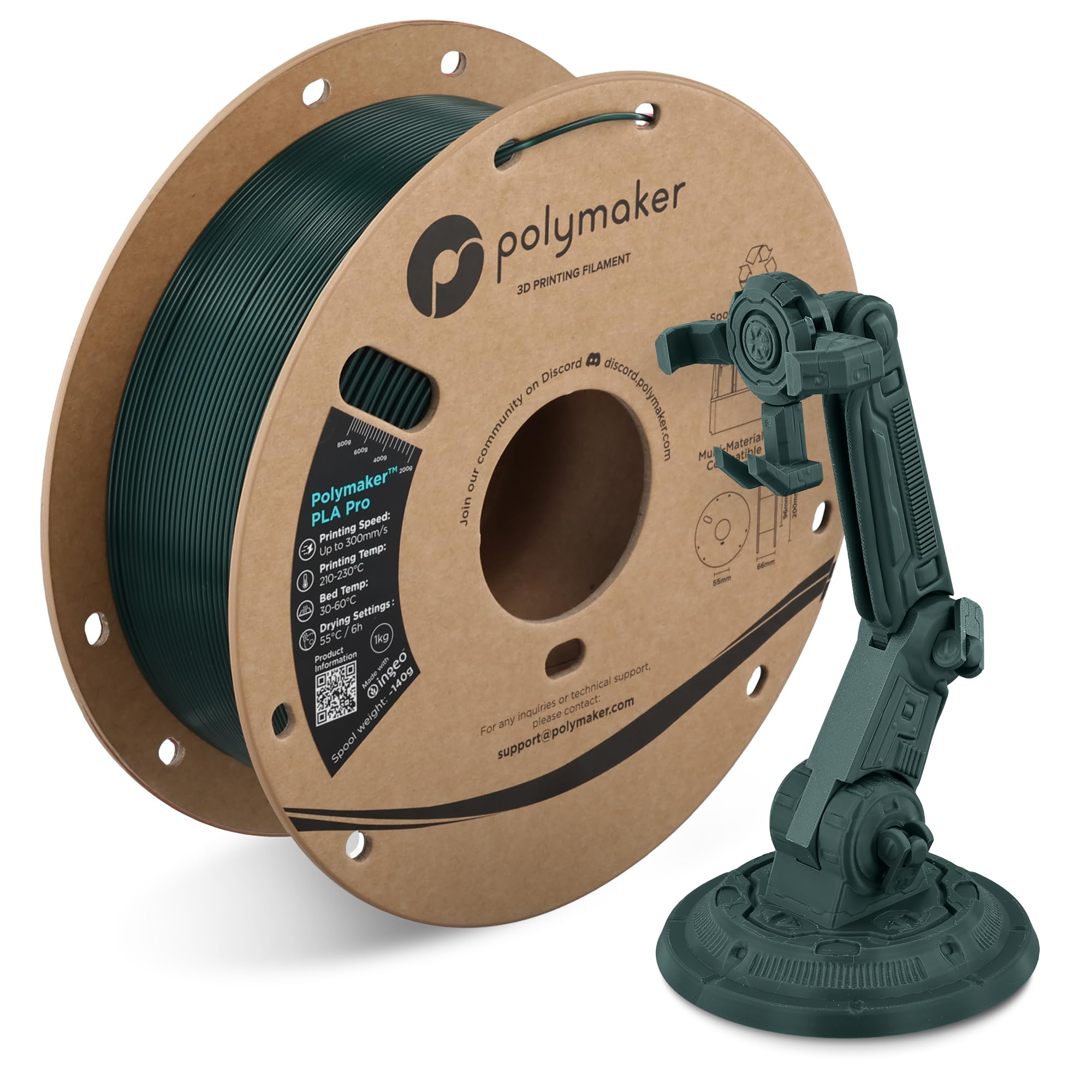 Polymaker PLA Pro Filament - Durable 3D Printing -25