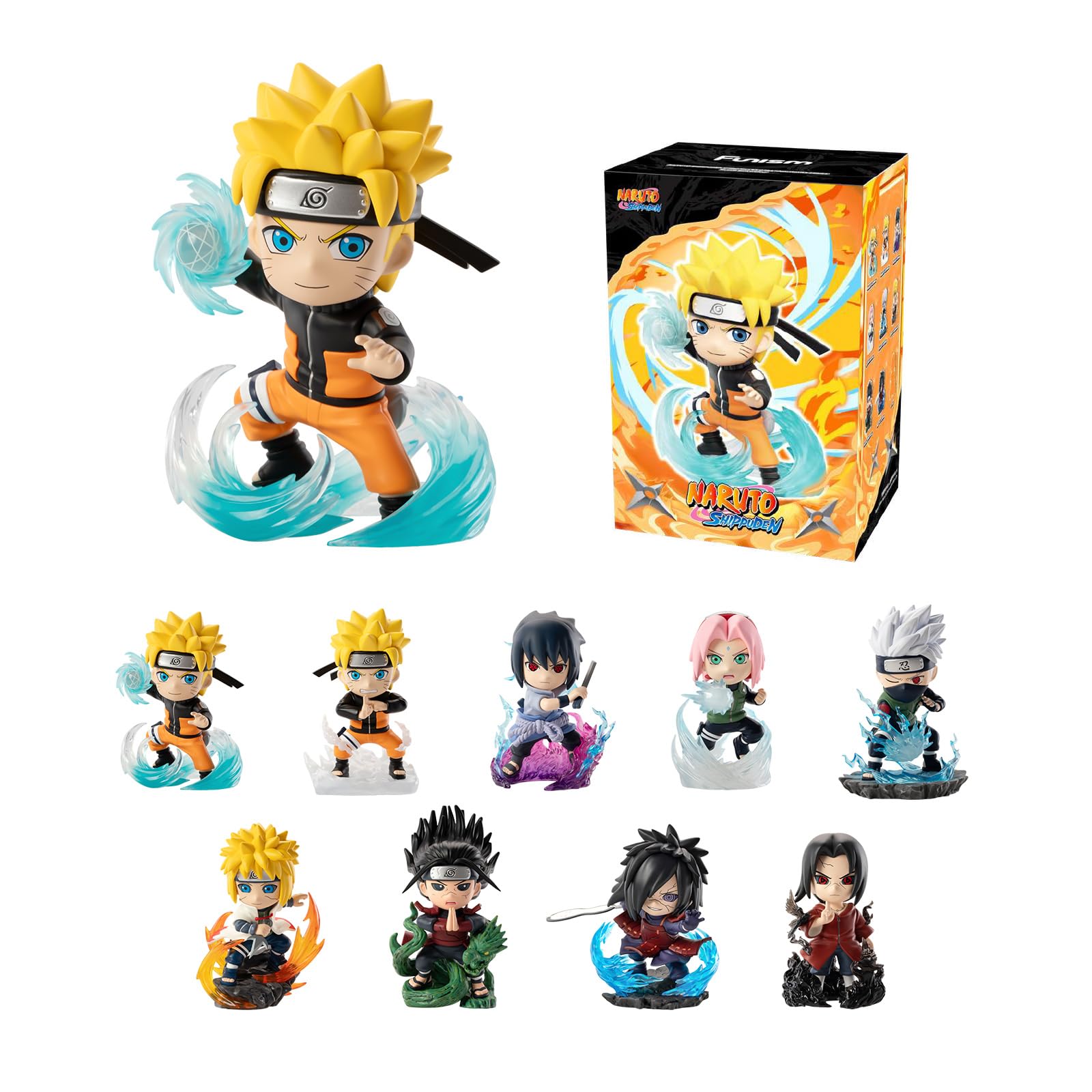 NARUTO SHIPPUDEN Blind Box, Anime Collectible Action Figures Toys Single Box