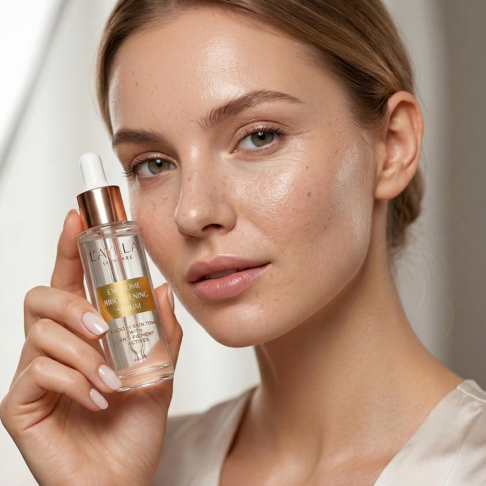 L'AYLLA Exosome Trio Set (3x20ml) – Brightening Serum, Glass Skin Serum & Glow Oil – Zellregeneration & Strahlkraft – Mit Niacinamid, Arbutin & Hyaluron