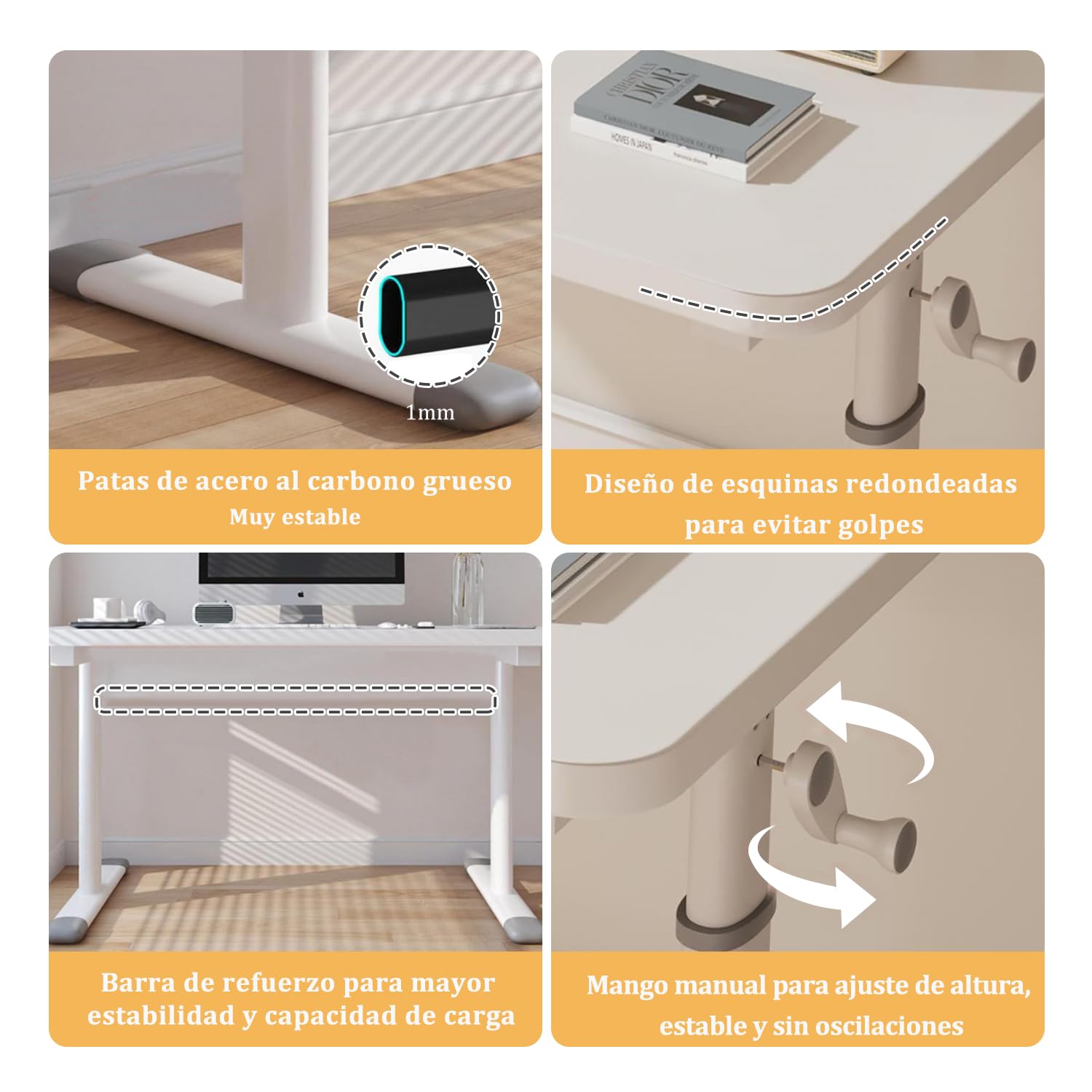 Escritorio Elevable, Mesa Regulable en Altura para Niños