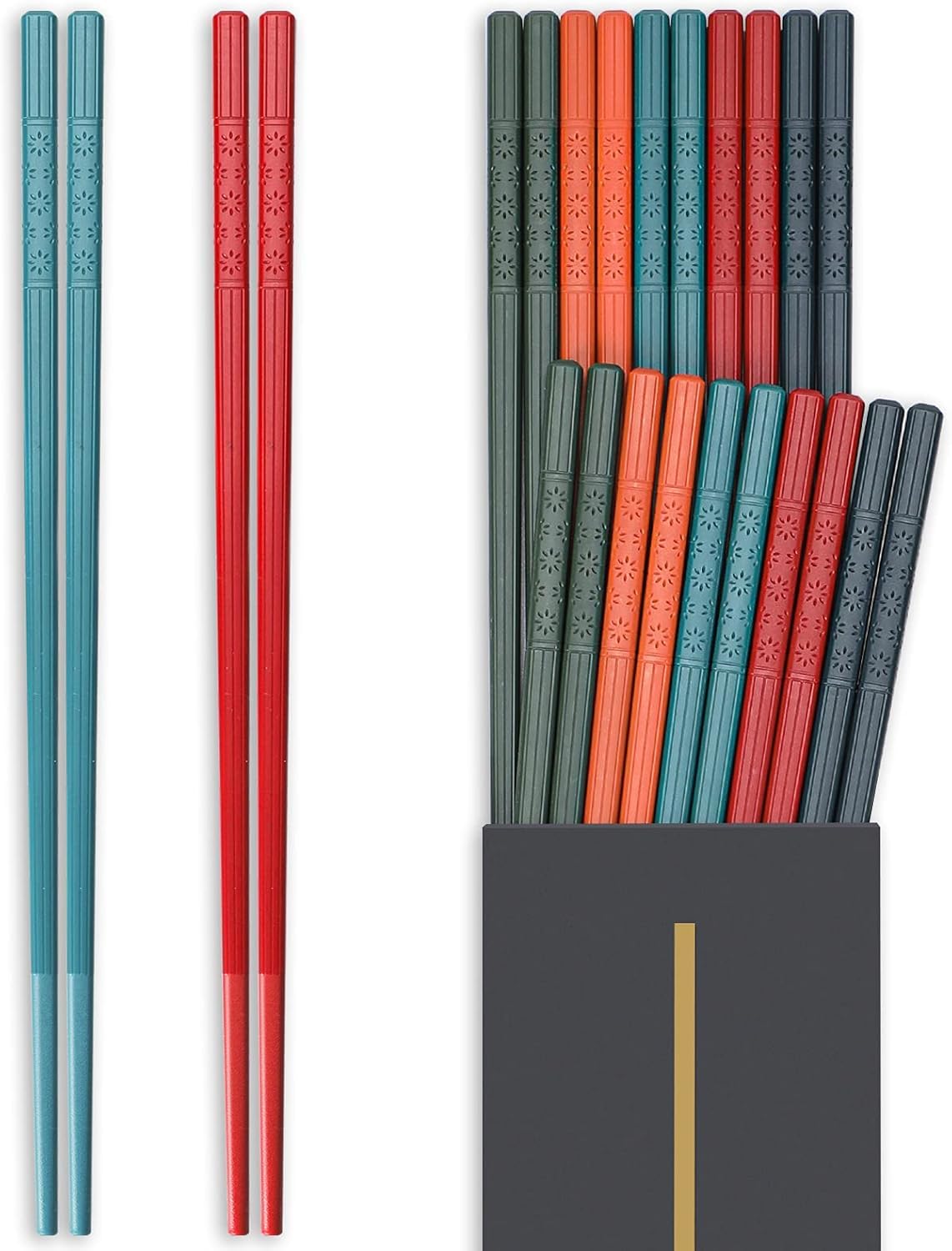 HIWARE Fiberglass Chopsticks - Dishwasher Safe -10