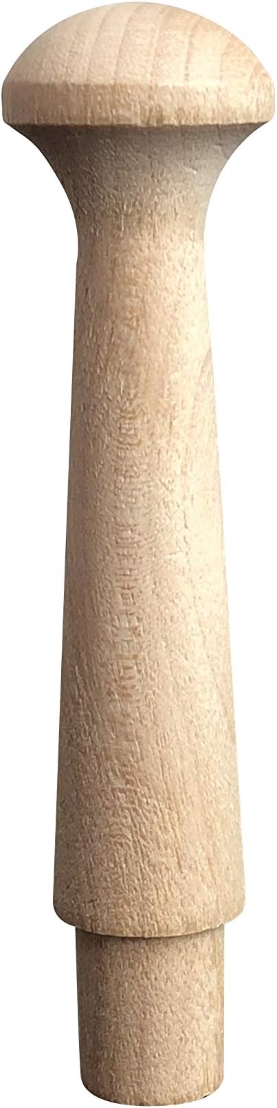 Birch Wood Shaker Pegs 3-1/2"–Strong Unfinished Wooden Peg Hooks, Smooth Texture,Easy To Paint, Classic Style, Made In The USA –Suitable For Coat Wall Racks, Hanging Towels, Organizing Cups & Mugs