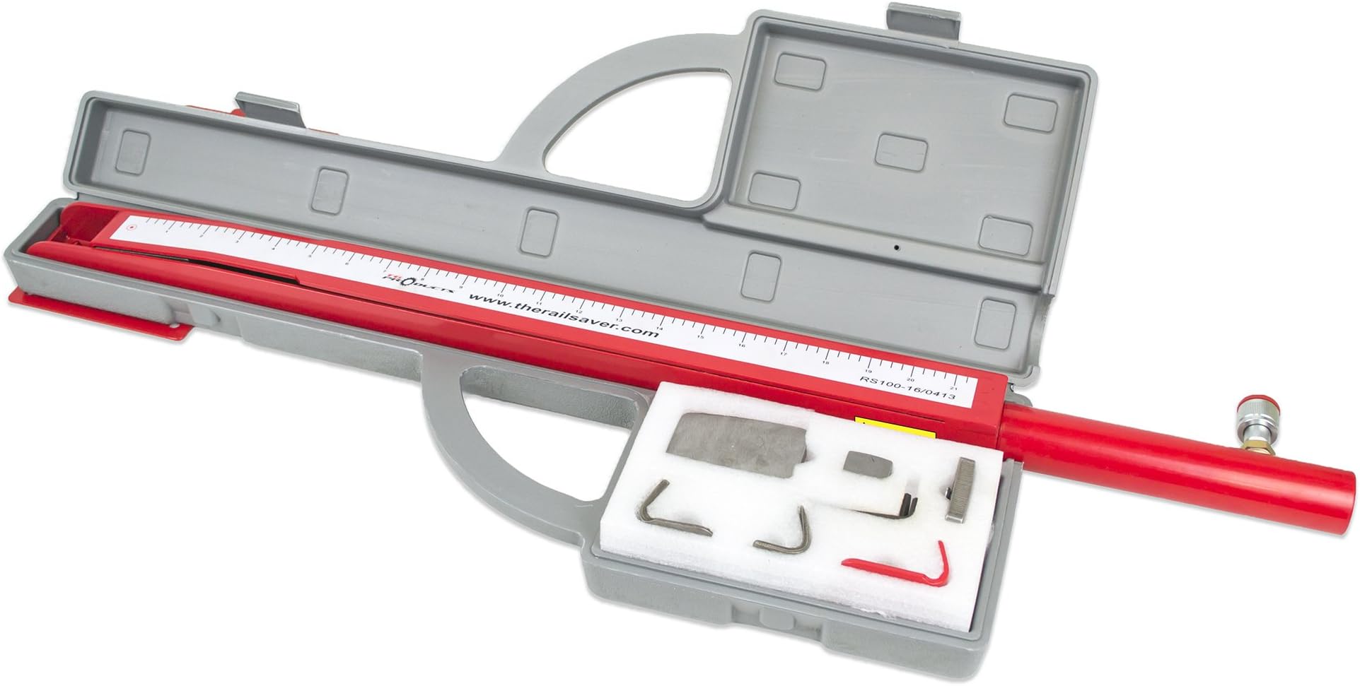 The Rail Saver Repair System, Accessory Kit, Ram, Case and Wall Bracket (Without Pump)