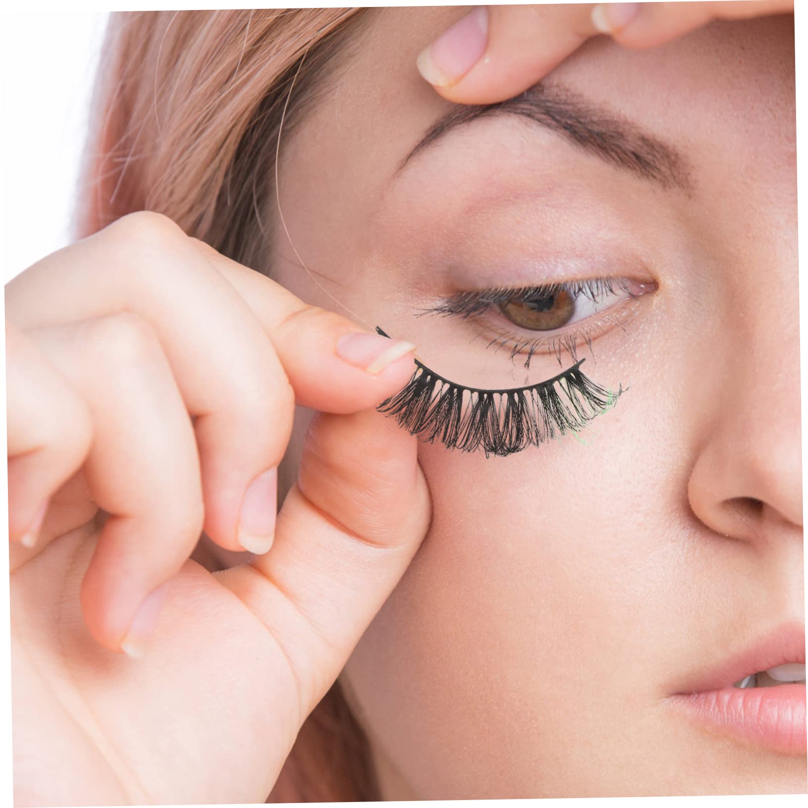 FOMIYES 5 Set Di Ciglia Finte in Materiale Sintetico Ciglia Finte Trucco Cosplay Per Festival Di Halloween 10 Paia*5