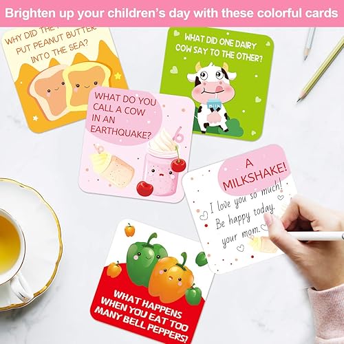 Miniatura 5 de Fancy Land 60 fiambreras para niños, lindas notas motivacionales e inspiradoras para la lonchera de niños y niñas