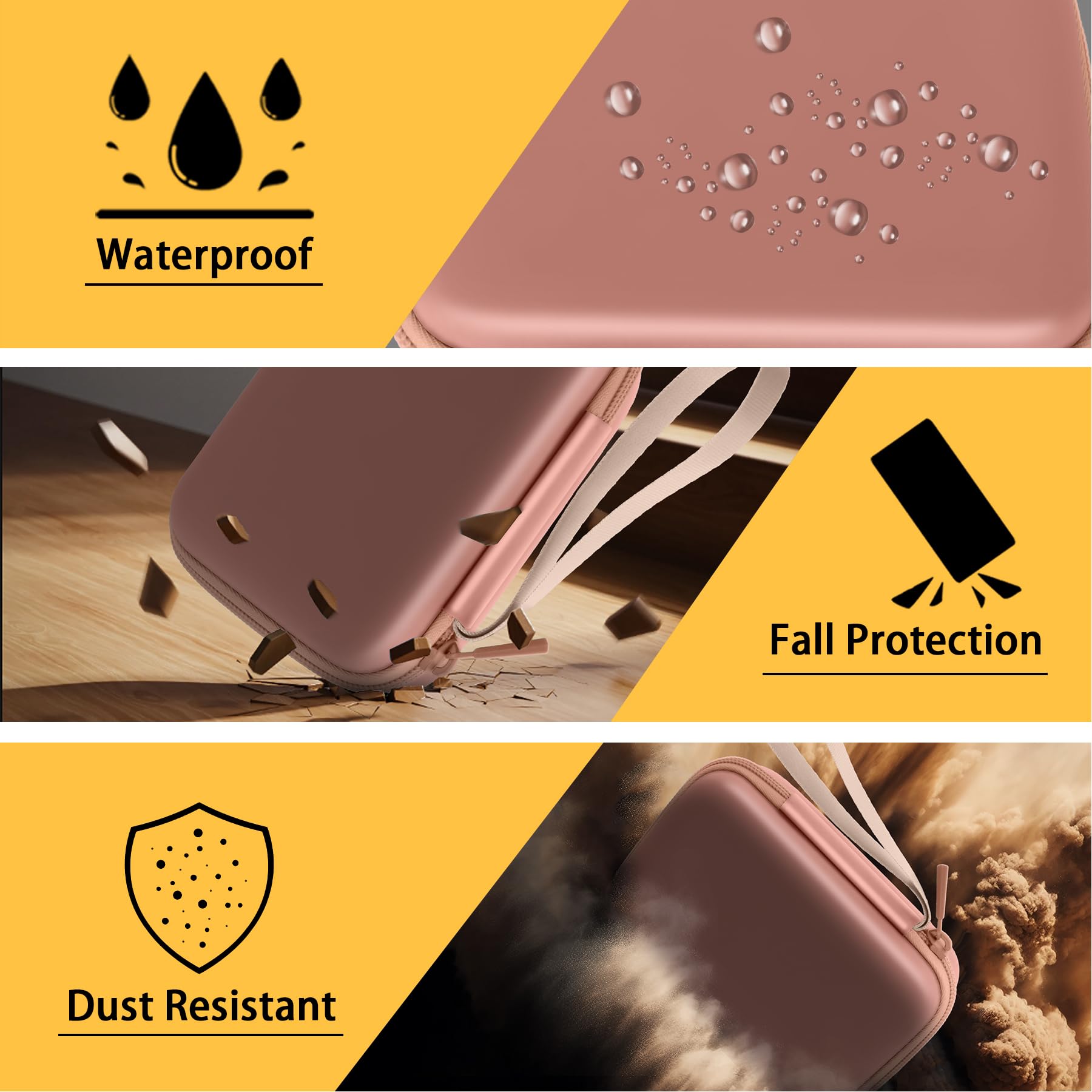 co2CREA Custodia rigida di ricambio per stampante Fujifilm Instax Mini Link 3 2 1 Smartphone