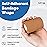 Self-Adhesive Bandage Wrap - Suitable for All Sports - Breathable Athletic Tape for Wrists - Knee and Ankle - Self Adhesive Bandage- 3 Inch- 12 Pack - Brown
