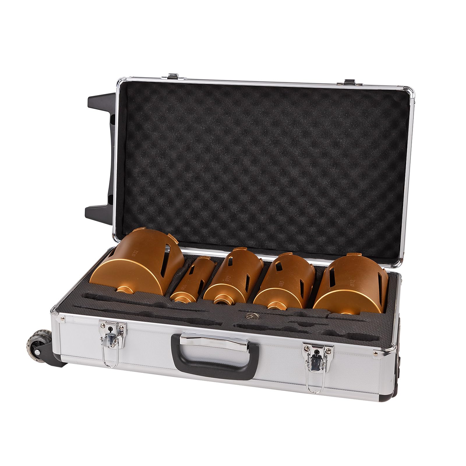 SCIE CLOCHES COURONNE DIAMANTE 11 PIÈCES AVEC VALISE DE TRANSPORT