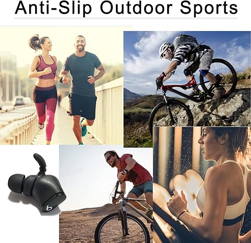 Miniatura 8 de Puntas de silicona para auriculares Beats Studio Buds de repuesto para auriculares Beats, 6 pares LMS gris oscuro