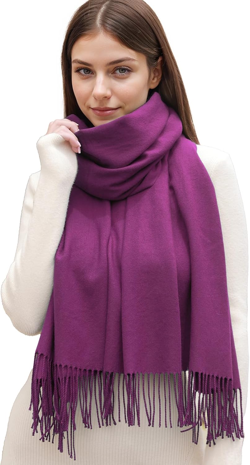 RUI VTRON Scarf for Women Fall Winter Scarves Warm Large Pashmina Shawls and Wraps
