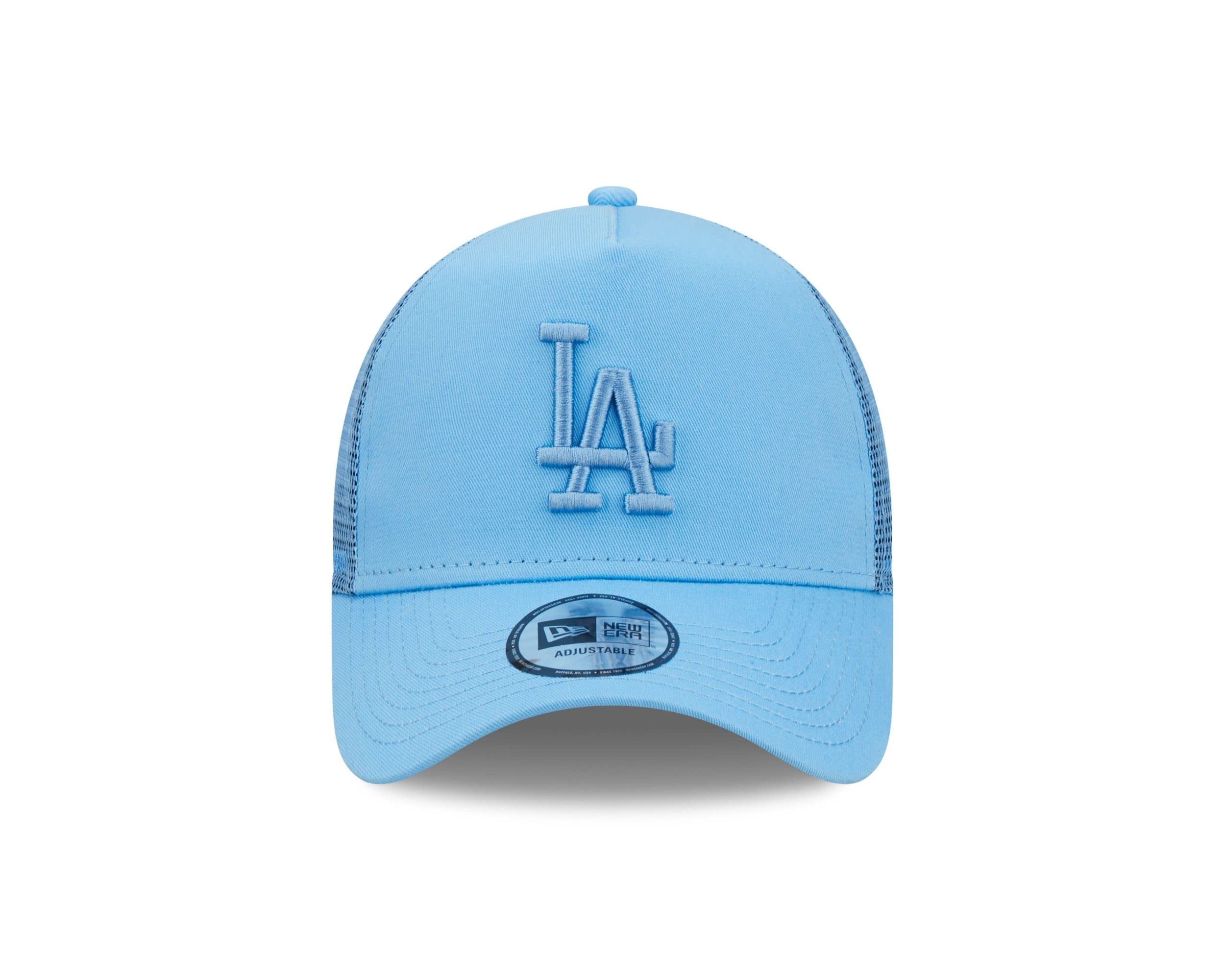 New Era Los Angeles Dodgers Türkis Fan Kappe Baseball A-Frame verstellbart Trucker Cap - One-Size