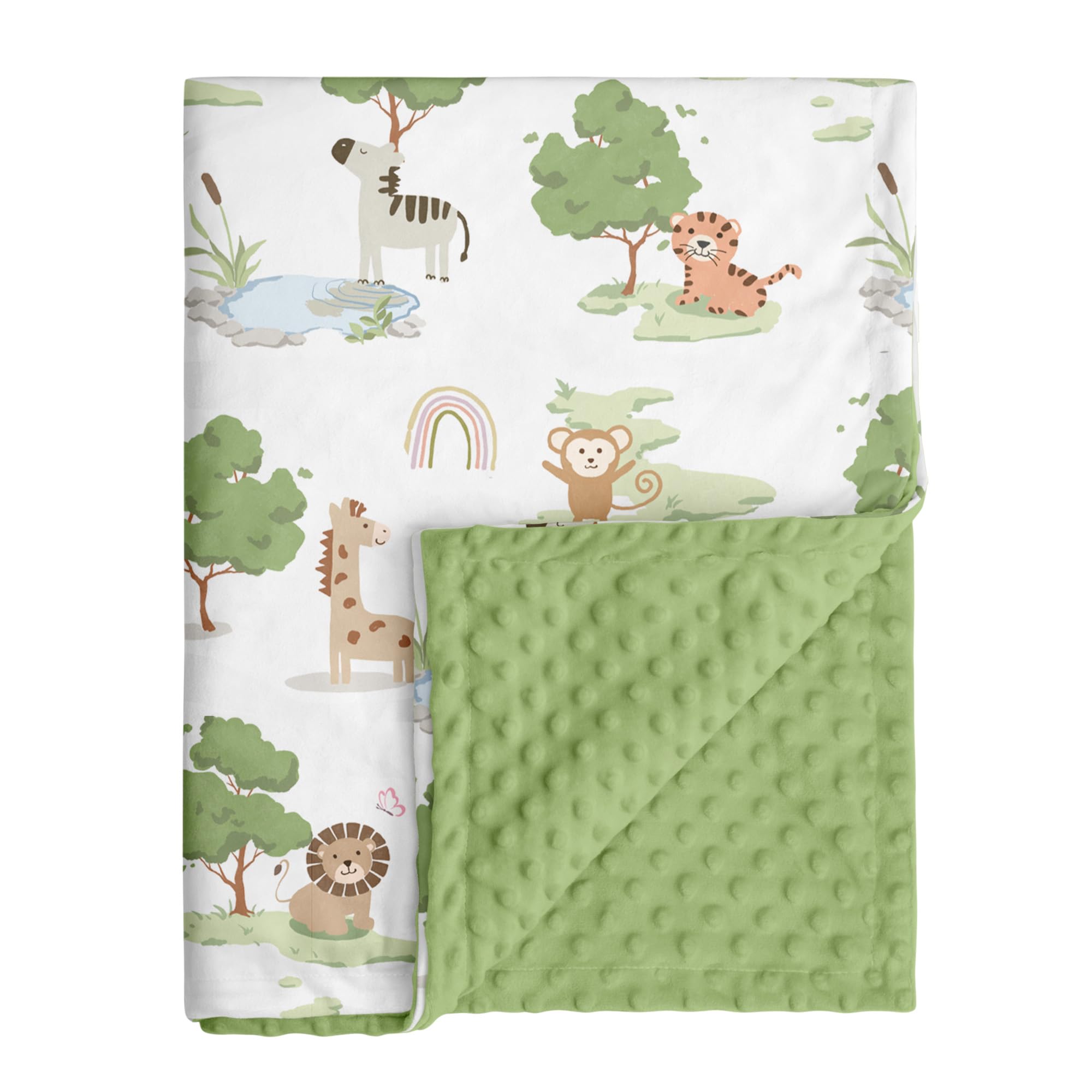 Fleece Baby Blankets for Girls &amp; Boys, Infant Toddler Blanket