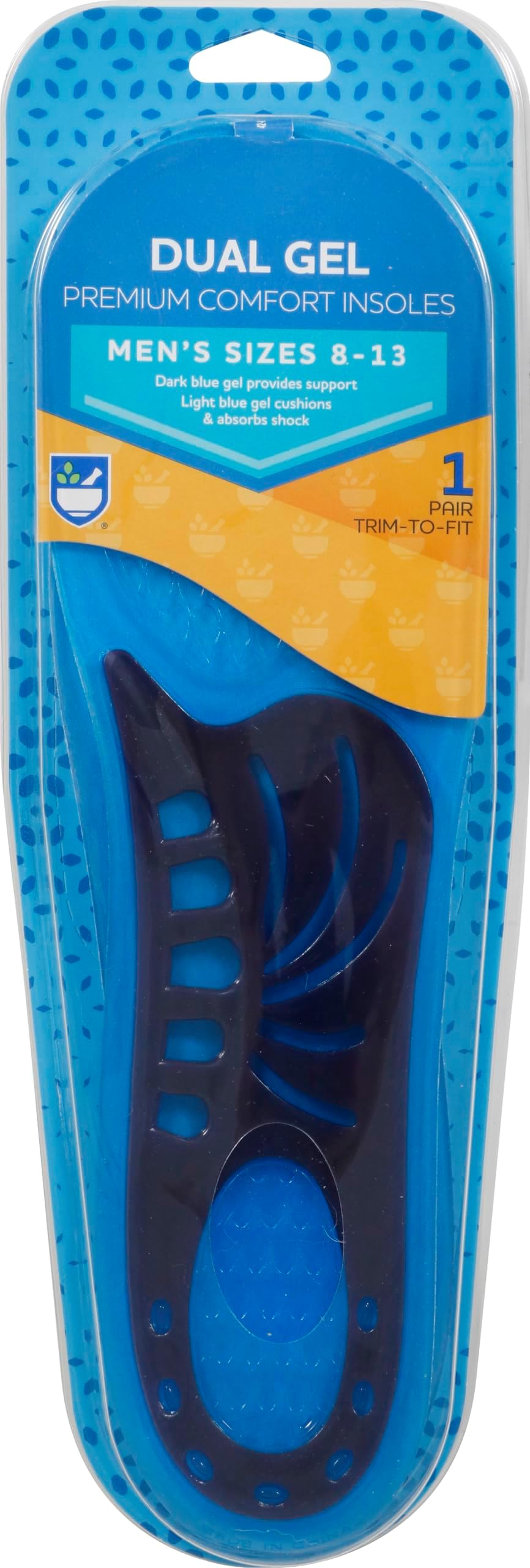 Gel Insoles Trim-to-Fit - Shock-Absorbing Comfort For All-Day Wear
