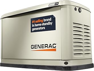 Generac Guardian 24kW Home Standby Generator - Automatic Whole House Backup Power for Storms, Emergencies, and Outages, WiFi Enabled, Runs on Natural Gas or Liquid Propane, Quiet Operation