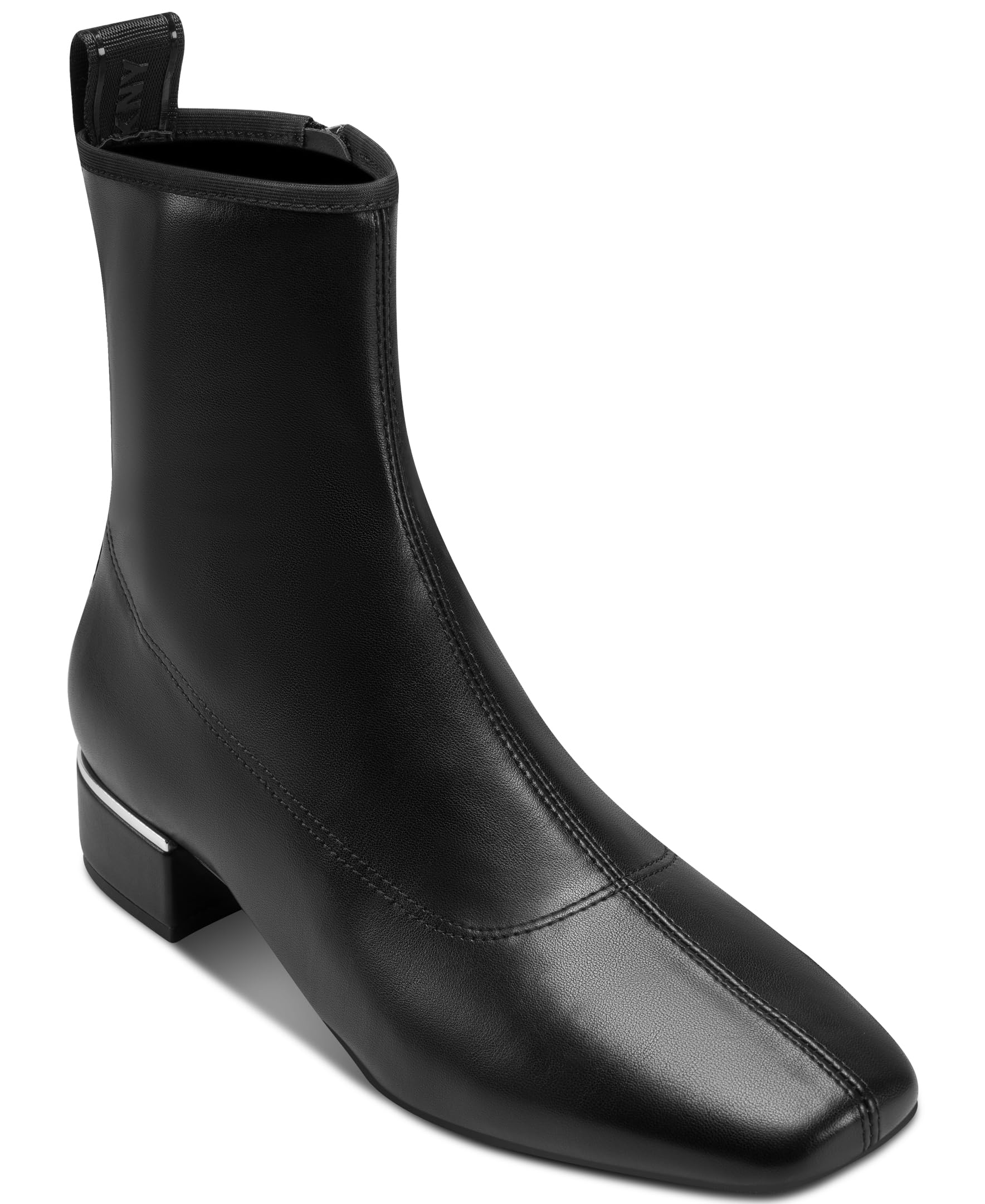 DKNY womens Vaider Heeled Bootie With Side Zipper