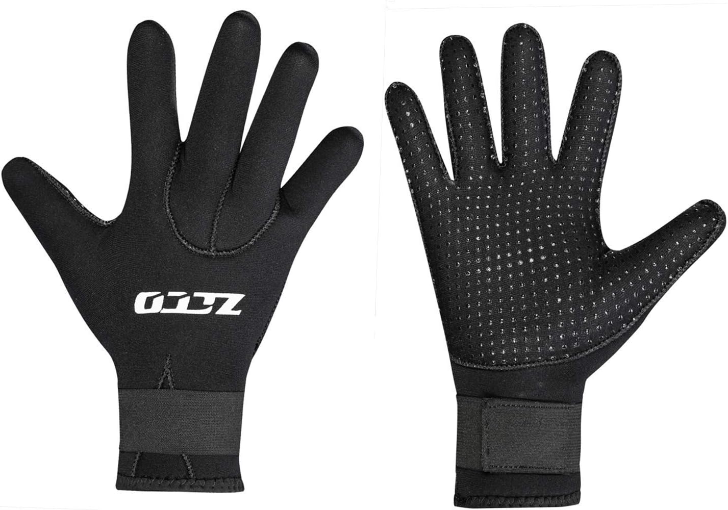 ZCCO 3mm Neoprene Diving Gloves, DoubleLayer Thermal Wetsuit Gloves