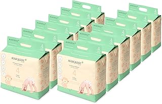 Marquise Baby Eco Nappies for Up to 10-15 kg Toddler, Size 4 (Pack of 12)