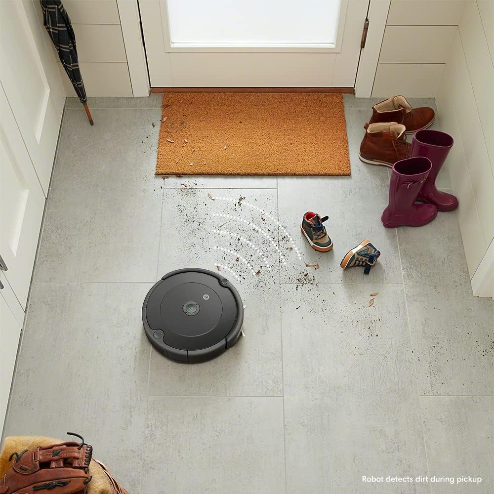iRobot Roomba 690 Robot Vacuum-Wi-Fi Connectivity, Works with Alexa, Good for Pet Hair, Carpets, Hard Floors, Self-Charging (Renewed)