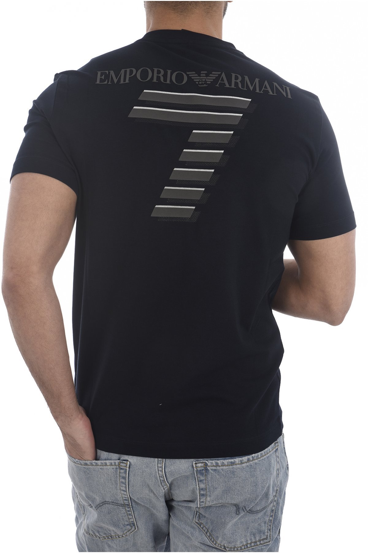 T-shirt EA7 EMPORIO ARMANI Uomo 3YPT93 PJ18ZE1578 Blu EG0403YPT93-PJ18ZE1578_M