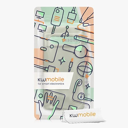 Miniatura 7 de kwmobile Funda Compatible con Google Pixel 7 Pro - Cubierta de Teléfono de Silicona TPU con Acabado Suave - Verde Gris