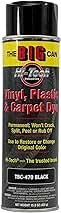 HI-TECH Big Can Black Spray Dye – 15oz Carpet, Vinyl, Fabric & Upholstery Restorer – Permanent Color, Won’t Crack, Peel, or Rub Off – Indoor/Outdoor Use