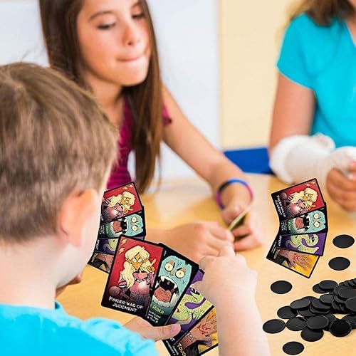 Miniatura 6 de Coopay 1000 discos de plástico para contadores de aprendizaje, discos de conteo de fichas de bingo para práctica de matemáticas y fichas de póquer,