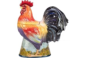 Certified International Ceramic Rooster Cookie Jar
