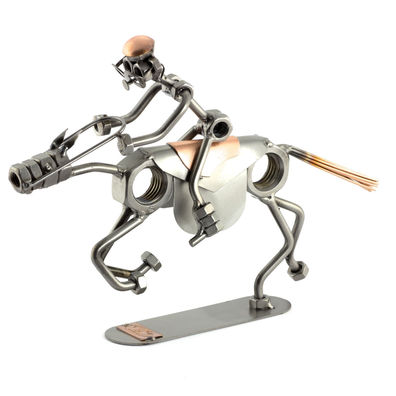 Steelman24 I Figurka ze śrubek I Made in Germany I rękodzieło I pomysł na prezent I figurka stalowa I metalowa I metalowy ludzik
